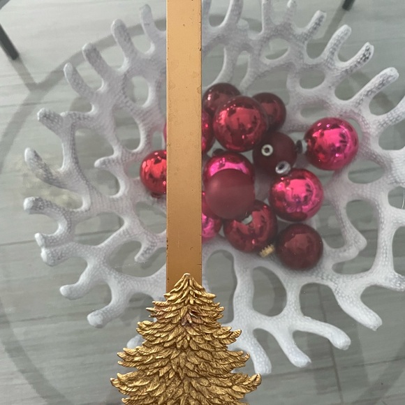 Christmas tree over the door wreath hanger gold - Picture 1 of 6